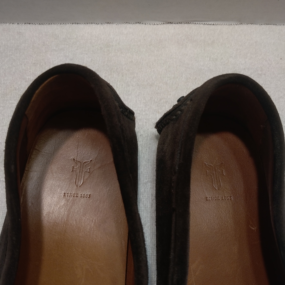 FRYE Allen moccasine suede #12 - Picture 11 of 11